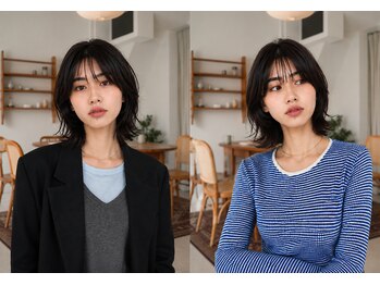 リムレス(LIMLESS)の写真/小顔効果＆抜け感◎顔まわりレイヤーで垢抜け美人に♪韓国/ダブルカラー/万代/新潟駅/縮毛/ブリーチ/学割
