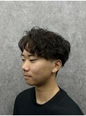 上げ下ろしシャドウパーマ/波巻きツイストスパイラル/マッシュ