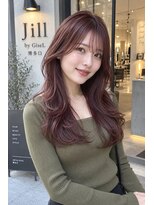 ジル バイ ジゼル 博多店(JILL by GiseL) 韓国レイヤー/顔周りカット/透明感カラー/ブリーチなしWカラー