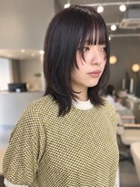 ルトワフクロマチ(Lutowa Fukuromachi)&nbsp;ウルフボブ×暗髪×ぱっつん前髪/袋町/本通