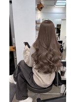 アルボ バイ ミラ 心斎橋(ARVO by MILA)&nbsp;心斎橋/ダブルカラー/ブリーチ/ミルクティーグレージュ