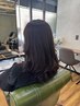 【お手軽ケア】カット＋カラー＋クイックトリートメント(ロング料金なし)