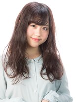 オアシス 池袋店(oasis)&nbsp;無造作パーマ黒髪エアリーミディ