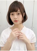 耳かけが可愛いセンシュアルショートボブ☆