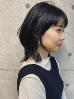 ア セカンド 清藤美容室第弐號(a sekand)&nbsp;肩上レングスのワイドバングウルフスタイル
