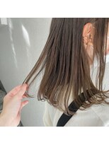 レンク(LENC)&nbsp;グレージュ　オリーブベージュ　ハイライト