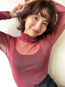 ガレージ バイ グリーン 原宿 表参道(Garage by green) 【loki】ボブ×モカブラウン