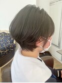 シンプルなショートボブ