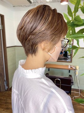 リタヘア(Re:ta Hair) ショートマッシュとハイライト 【飯田淳平】Re:ta Hair