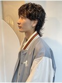 【高椋】メンズウルフパーマ