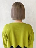 グレージュボブ_チェリーブラウンフェミニンロング_ba357063