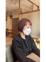 キール 海浜幕張(keel)&nbsp;short BOB × maroon pink