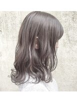 メゾンアクア 表参道(Maison ACQUA)&nbsp;ブリーチなしカラー　暗髪ヘア　グレージュ　ラベンダーアッシュ