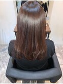 大人女性ミディアムレイヤー×髪質改善サイエンスアクア