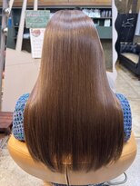 クレップスヘアーヒマワリ(CRE'PS HAIR HIMAWARI) 髪質改善縮毛矯正カラークセストパーナチュラルロングヘア