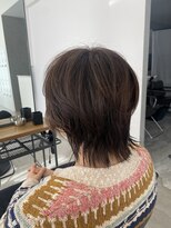 テラス トヨタ(Telasu Toyota)&nbsp;白髪ボカしカラーと軽めウルフショート