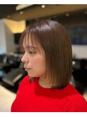 【髪質改善ツヤ感アップミディアム】藤本麻衣