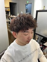 クロム トウキョウ ザ バーバー 新宿(CHROM TOKYO the Barber) ツイストスパイラルパーマ