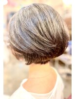 サーティエイト(38)&nbsp;くせ毛うねりまとまり上質シルエットショートマッシュボブ/元町/