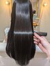 【ポイント矯正】ツヤ髪ポイントストレート＋髪質改善トリートメント＋カット