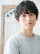 ハンサム クラシック 越谷店(Classic) 20代30代爽やかブラック重めマッシュパーマF越谷