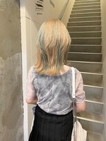 アイリー 名古屋(A/LEE)&nbsp;ブロックカラー／ペールブロンド