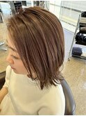白髪ぼかし/白髪ぼかしハイライト/脱白髪染め/金沢/髪質改善