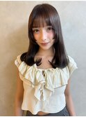 ミディアム姫カット