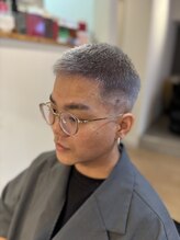 フリー(Free) ボウズフェード×シルバー【平塚・秦野・二宮・小田原・茅ヶ崎】
