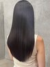 【最高峰の艶髪】カット+カラー+4step髪質改善トリートメント¥10900