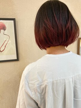 ヘアーリゾートガーデン 南林間店(Hair Resort Garden) 秋のボルドーグラデーションカラー