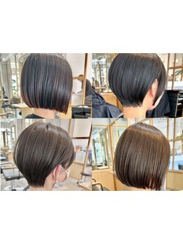 【前髪カタログ/ハンサムショート】小顔Styleの秘訣は細部の計算◇FERIAの似合わせ小顔カット￥4400～