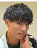 MEN’S HAIR/スパイキーショー ト/ブルーブラック/J