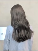赤み消しカラー　アッシュグレージュ　髪質改善