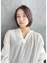 ティエル 町田店(tiel)&nbsp;【町田】アップバング×内巻きボブ/大人クールな印象