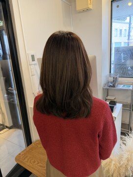 アコロン(acoron) ミディアムレイヤー/髪質改善/ブラウンカラー