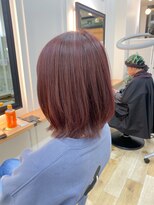 ロビー(LOBBY)&nbsp;『LOBBY桜井』ピンクブラウンカラー×ミディアム