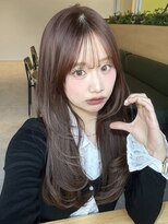 ベル 新宿店(Vel) 10代20代前髪あり/ハッシュカット/ミディアムレイヤー/顔まわり