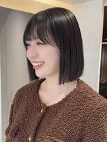 ロンドリメゾン 原宿(Lond re Maison.) オリーブグレー/ショート/前髪/髪質改善/縮毛矯正/原宿24