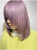 レイヤーボブ/ラベンダーカラー