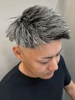 ダズルヘアラッシュ(DAZZLE hair RUSH)&nbsp;名古屋八事金メッシュシルバーメッシュ細め太めハイライトパーマ