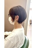 ◎絶壁解消ひし形ショートボブ×丸みカット