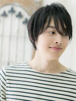 モッズヘアメン 名護大東店(mod's hair men) 20代30代重めブラックダウンバング就活メンズカットl名護大東