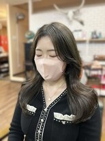ピンクベルベット(PINKVELVET)&nbsp;髪質改善◎オリーブグレージュ×レイヤーカット