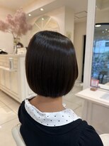 アッシュ 西荻窪店(Ash) 〈うるつやボブ〉まるみボブ+オリーブ系ブラウンカラー