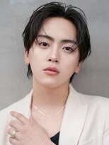 MEN'S HAIR BLEACHi 高崎ruen店【11月上旬オープン（予定）】&nbsp;《BLEACHi》韓国センターパート【numberA.×BLEACHi】シャイン