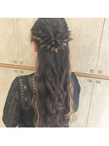 ハニー(HONEY by Chord) 【HONEY×加藤】ハーフアップ