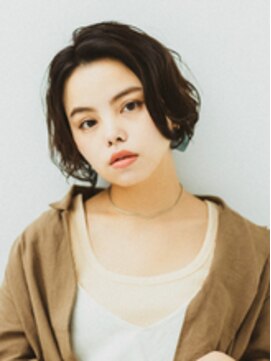 ヘアアンドスパ モーブ 世田谷(hair&SPA Mauve) 大人かわいい ふんわり ワンサイドショート ひし形シルエット