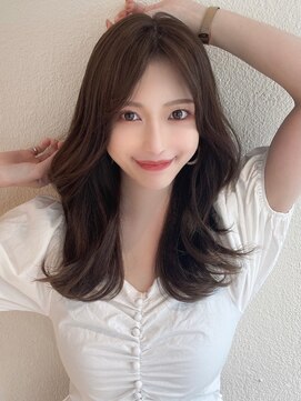 アフロート ディル(AFLOAT D'L) 大人可愛い/前髪/ラベンダーカラー/イメチェン/小顔/韓国ヘア