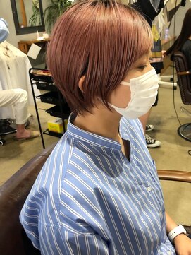 ヘアアンドビューティー クローバー(Hair&Beauty Clover) Short/ニュアンスカラー/ベージュピンク